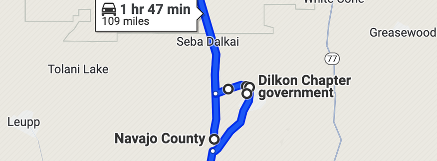 Cover for Winslow-to-Dilkon