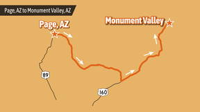 Thumbnail for Page, AZ to Monument Valley