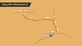 Thumbnail for Gallup, NM to Window Rock